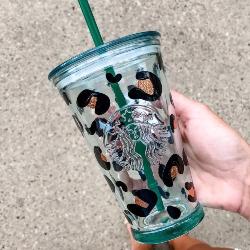 RARE LIMITED EDITION STARBUCKS GLASS GRANDE 16 OZ